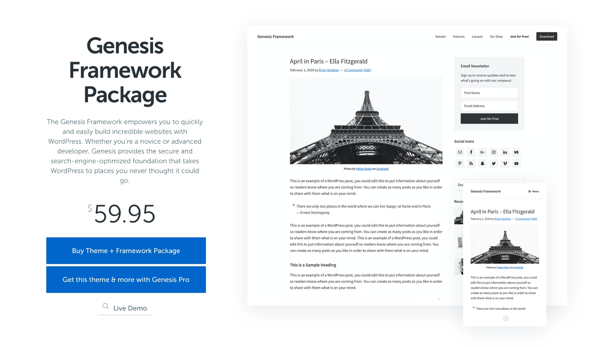Genesis framework package