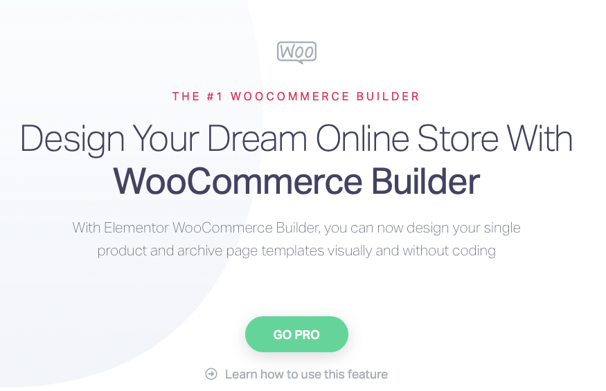 Elementor Pro WooCommerce Builder