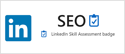 Nick Huss LinkedIn Skill Assessment Badge - SEO
