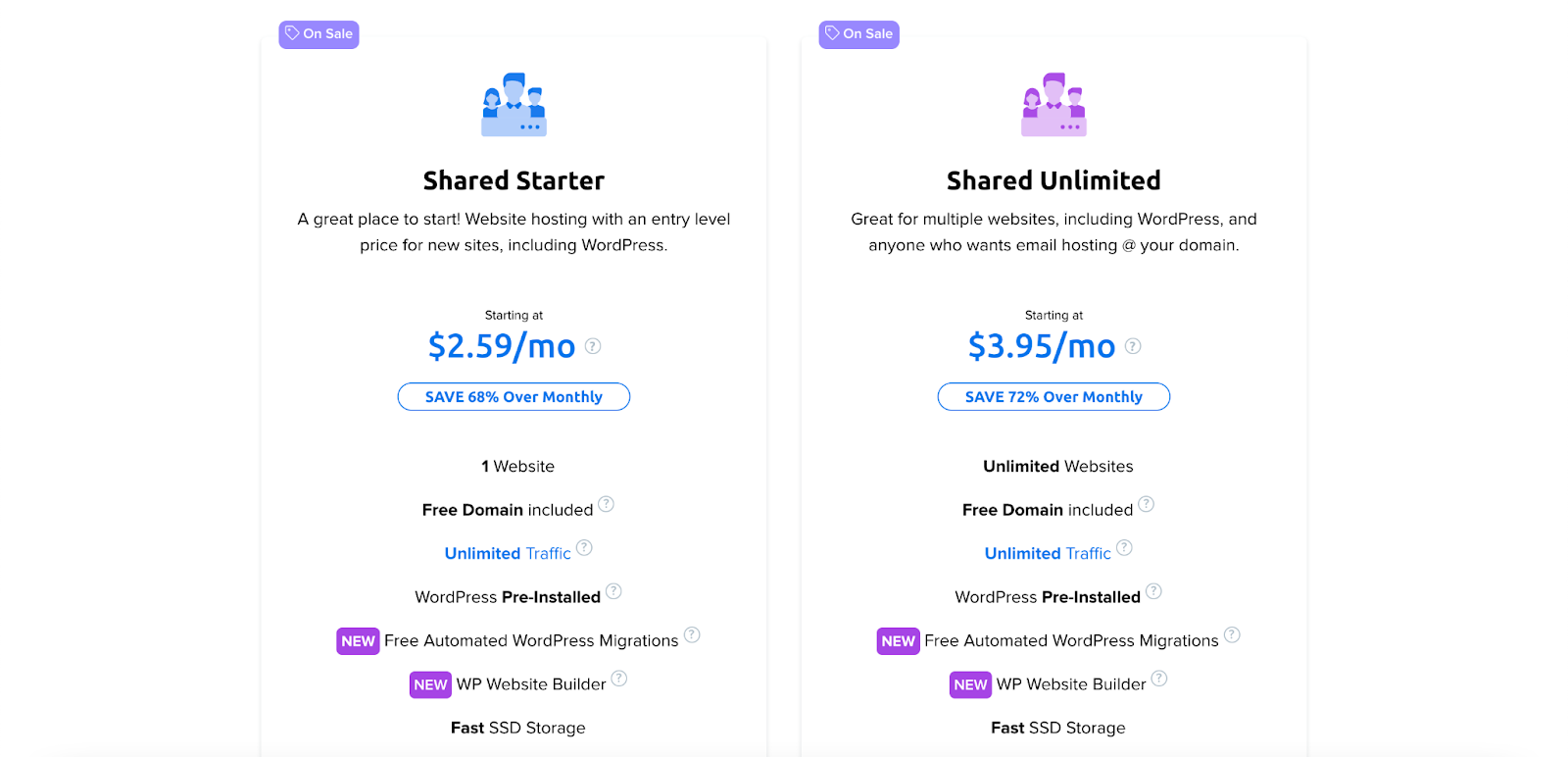 Dreamhost 3 year shared website hosting pricing plans