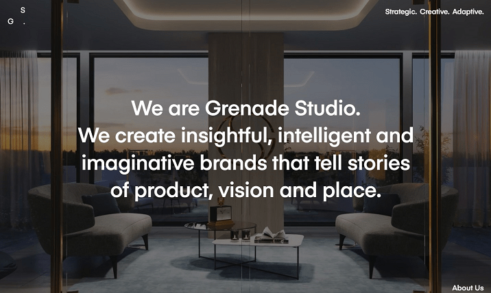 Grenade Studio homepage
