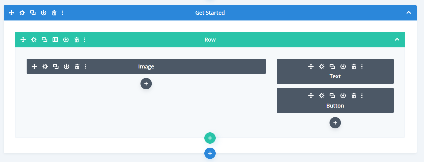 divi wireframe view