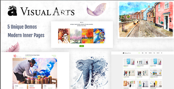 VisualArt a WordPress theme for comics