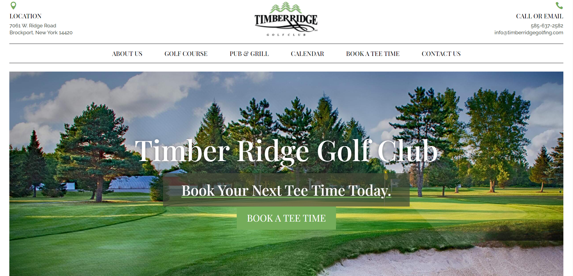 Timber Ridge website