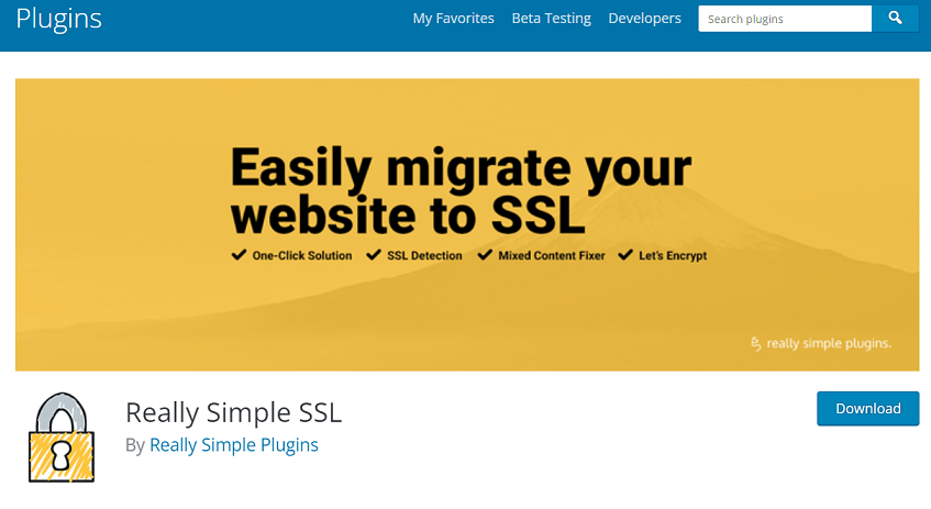 Really SImple SSL Plugin