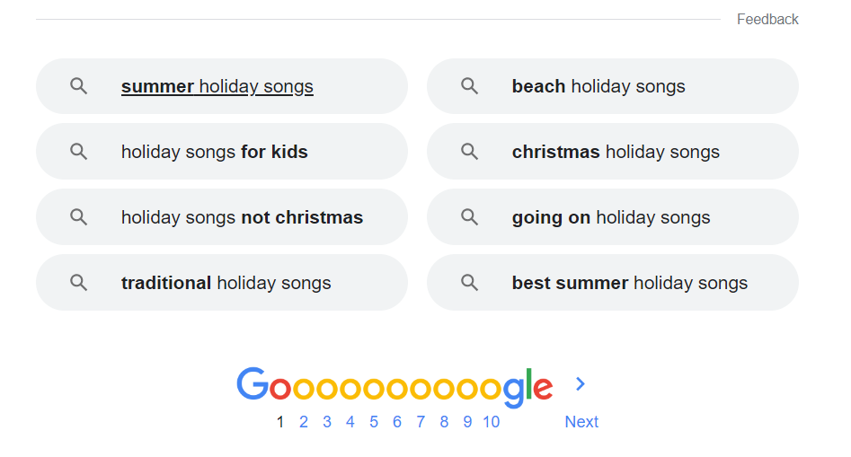 Related Searches keywords