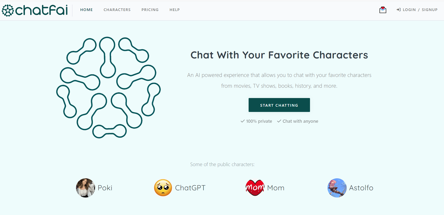 ChatFAI Homepage