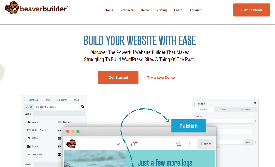 Beaver Builder Homepage